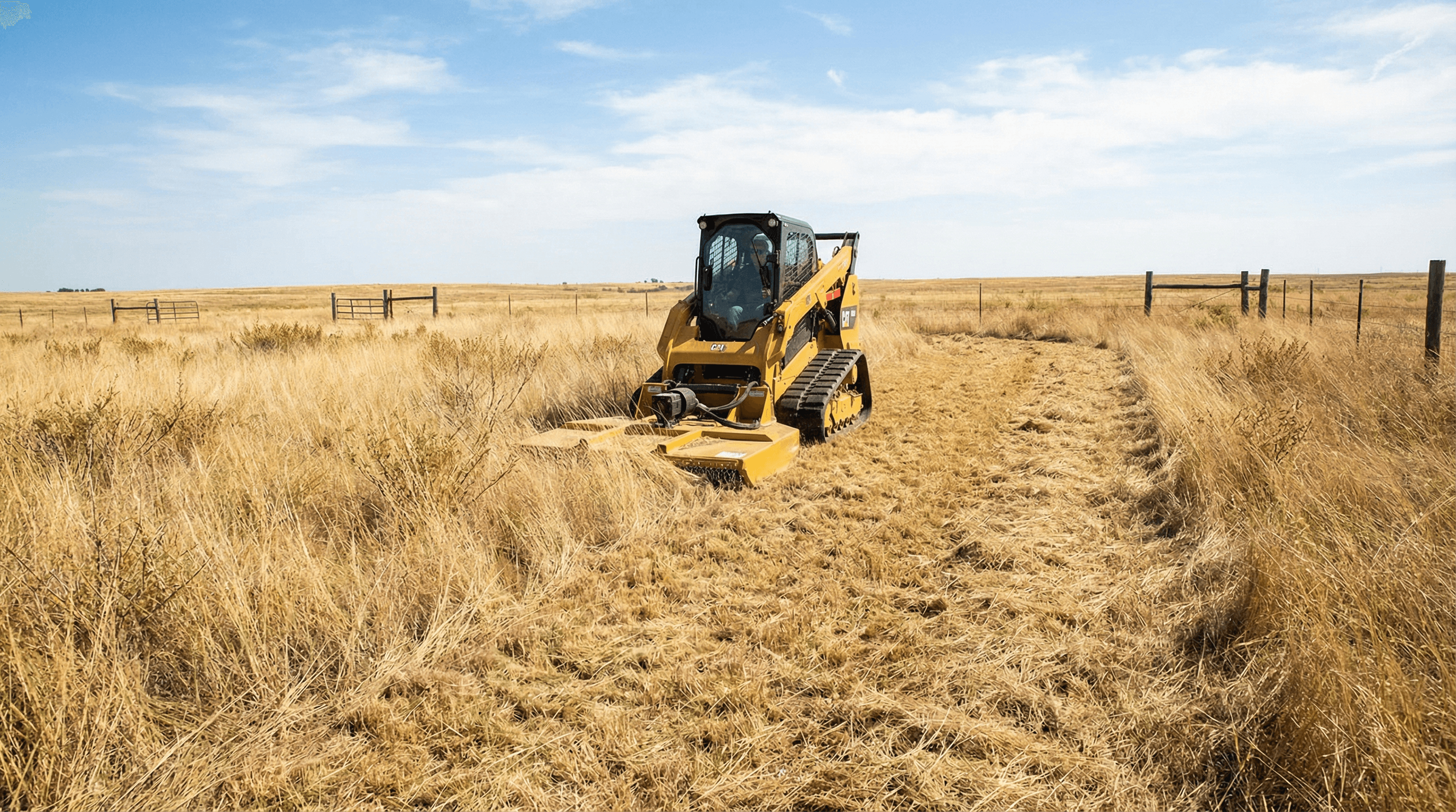 Brush Hogging in Parker County, Texas
